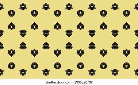 Color design geometric pattern. Seamless vector illustration yellow color.