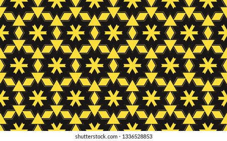 Color design geometric pattern. Seamless vector illustration yellow color.