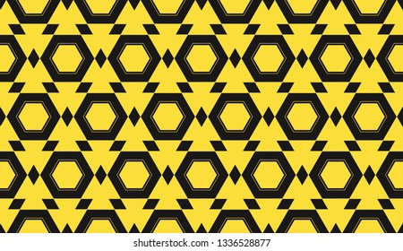 Color design geometric pattern. Seamless vector illustration yellow color.