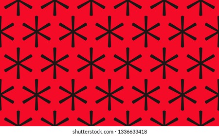 Color design geometric pattern. Seamless vector illustration red color.