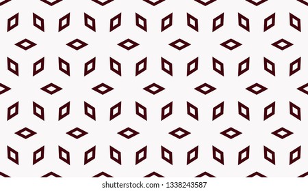 Color design geometric pattern. Seamless vector illustration red color.