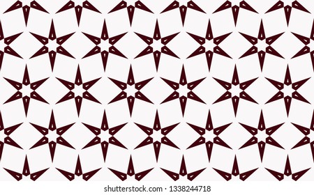 Color design geometric pattern. Seamless vector illustration red color.