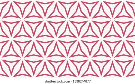 Color design geometric pattern. Seamless vector illustration red color.