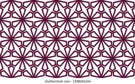 Color design geometric pattern. Seamless vector illustration red color.