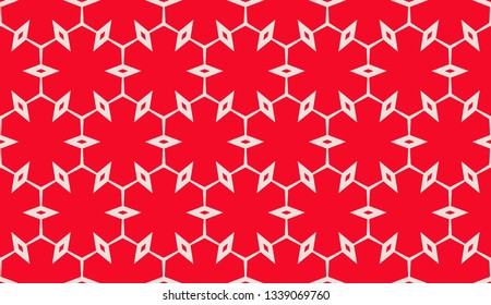 Color design geometric pattern. Seamless vector illustration red color.