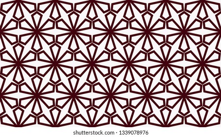 Color design geometric pattern. Seamless vector illustration red color.