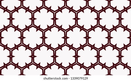 Color design geometric pattern. Seamless vector illustration red color.