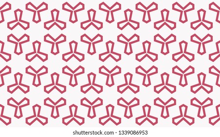 Color design geometric pattern. Seamless vector illustration red color.