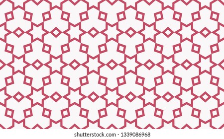 Color design geometric pattern. Seamless vector illustration red color.