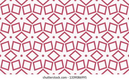 Color design geometric pattern. Seamless vector illustration red color.