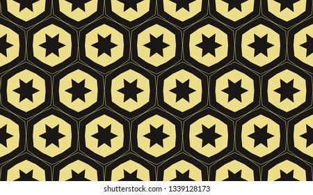 Color design geometric pattern. Seamless vector illustration yellow color.