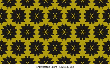 Color design geometric pattern. Seamless vector illustration yellow color.