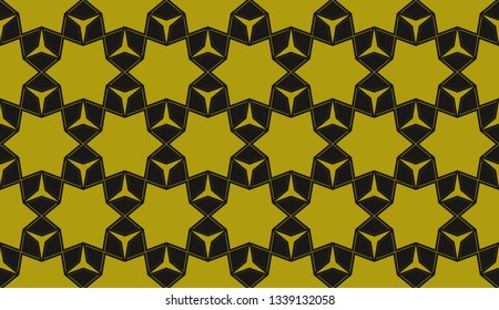 Color design geometric pattern. Seamless vector illustration yellow color.