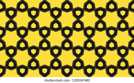 Color design geometric pattern. Seamless vector illustration yellow color.