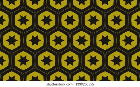 Color design geometric pattern. Seamless vector illustration yellow color.