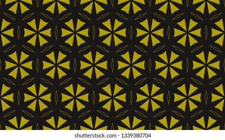 Color design geometric pattern. Seamless vector illustration yellow color.