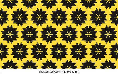Color design geometric pattern. Seamless vector illustration yellow color.