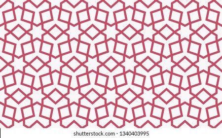 Color design geometric pattern. Seamless vector illustration red color.