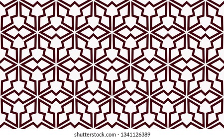 Color design geometric pattern. Seamless vector illustration red color.