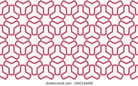 Color design geometric pattern. Seamless vector illustration red color.