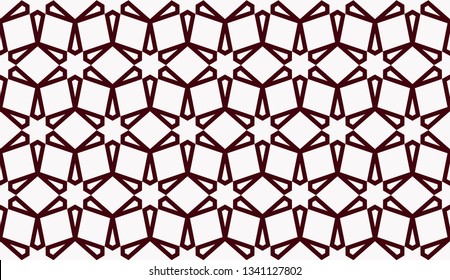Color design geometric pattern. Seamless vector illustration red color.