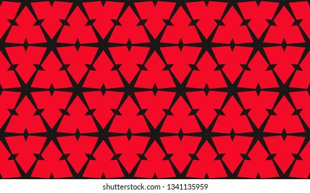 Color design geometric pattern. Seamless vector illustration red color.