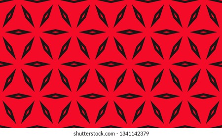 Color design geometric pattern. Seamless vector illustration red color.