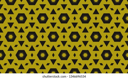 Color design geometric pattern. Seamless vector illustration yellow color.