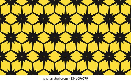 Color design geometric pattern. Seamless vector illustration yellow color.