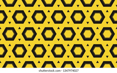 Color design geometric pattern. Seamless vector illustration yellow color.