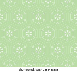 Color design geometric pattern. Seamless vector illustration green color.