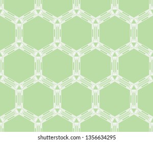 Color design geometric pattern. Seamless vector illustration green color.
