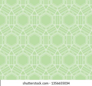 Color design geometric pattern. Seamless vector illustration green color.