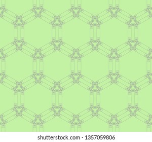 Color design geometric pattern. Seamless vector illustration green color.
