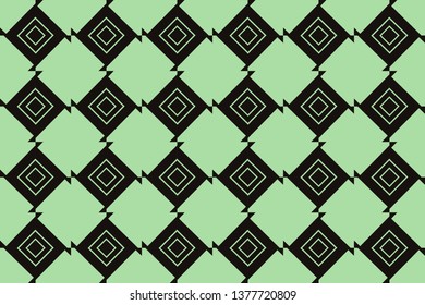 Color design geometric pattern. Seamless vector illustration green color.