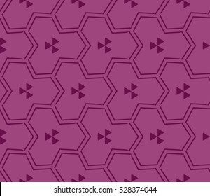 Color design geometric pattern. Seamless vector illustration purple color.