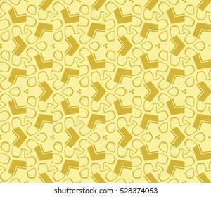 Color design geometric pattern. Seamless vector illustration yellow color.