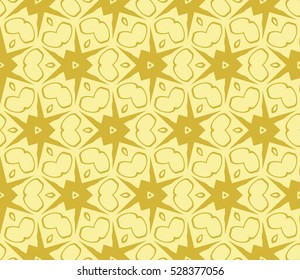 Color design geometric pattern. Seamless vector illustration yellow color.