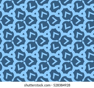 Color design geometric pattern. Seamless vector illustration blue color.