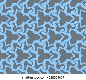 Color design geometric pattern. Seamless vector illustration blue color.
