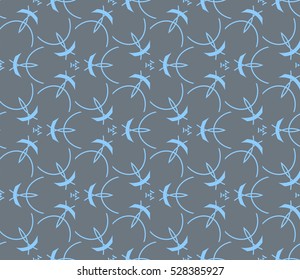 Color design geometric pattern. Seamless vector illustration blue color.