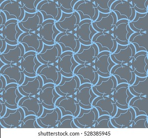 Color design geometric pattern. Seamless vector illustration blue color.