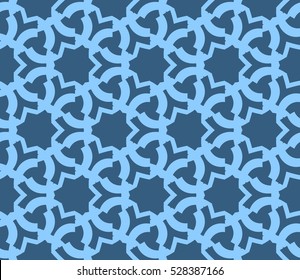 Color design geometric pattern. Seamless vector illustration blue color.