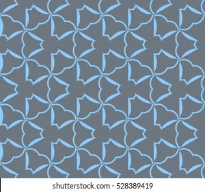 Color design geometric pattern. Seamless vector illustration blue color.