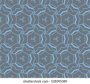 Color design geometric pattern. Seamless vector illustration blue color.