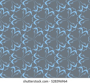 Color design geometric pattern. Seamless vector illustration blue color.