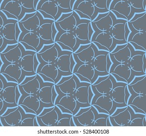 Color design geometric pattern. Seamless vector illustration blue color.