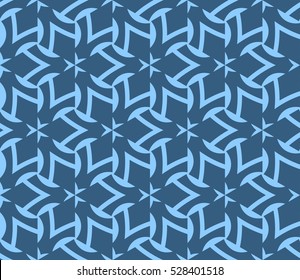 Color design geometric pattern. Seamless vector illustration blue color.