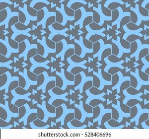 Color design geometric pattern. Seamless vector illustration blue color.