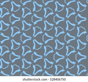 Color design geometric pattern. Seamless vector illustration blue color.